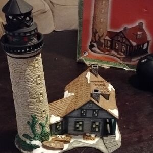Charming Lighthouse Holiday Decor